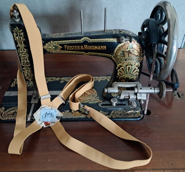 elastique dos pour homme couleur vieux jaune