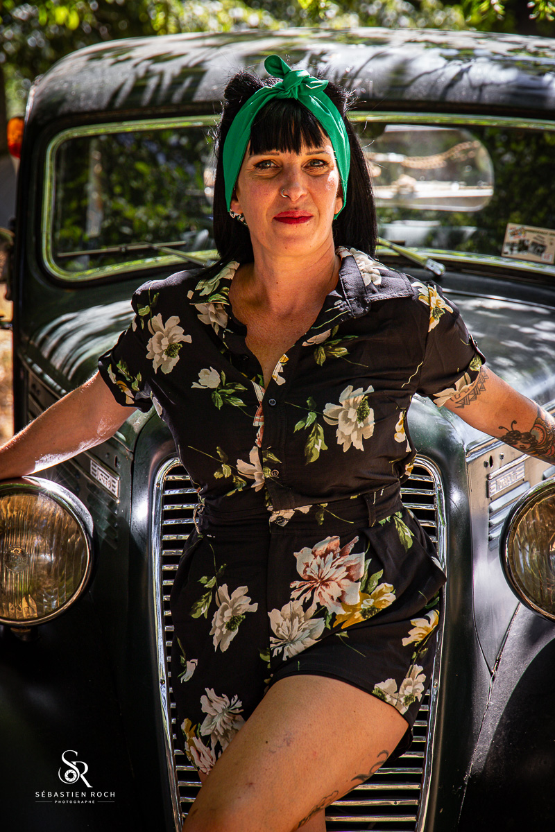 Bandeau cheveux fin vert jungle
